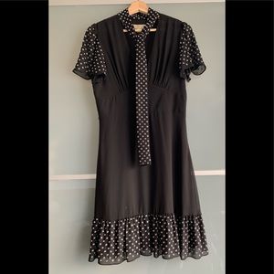 Michael Kors party black dress.